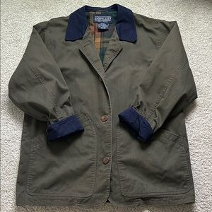 Land’s End Olive green Barn/chore jacket, medium